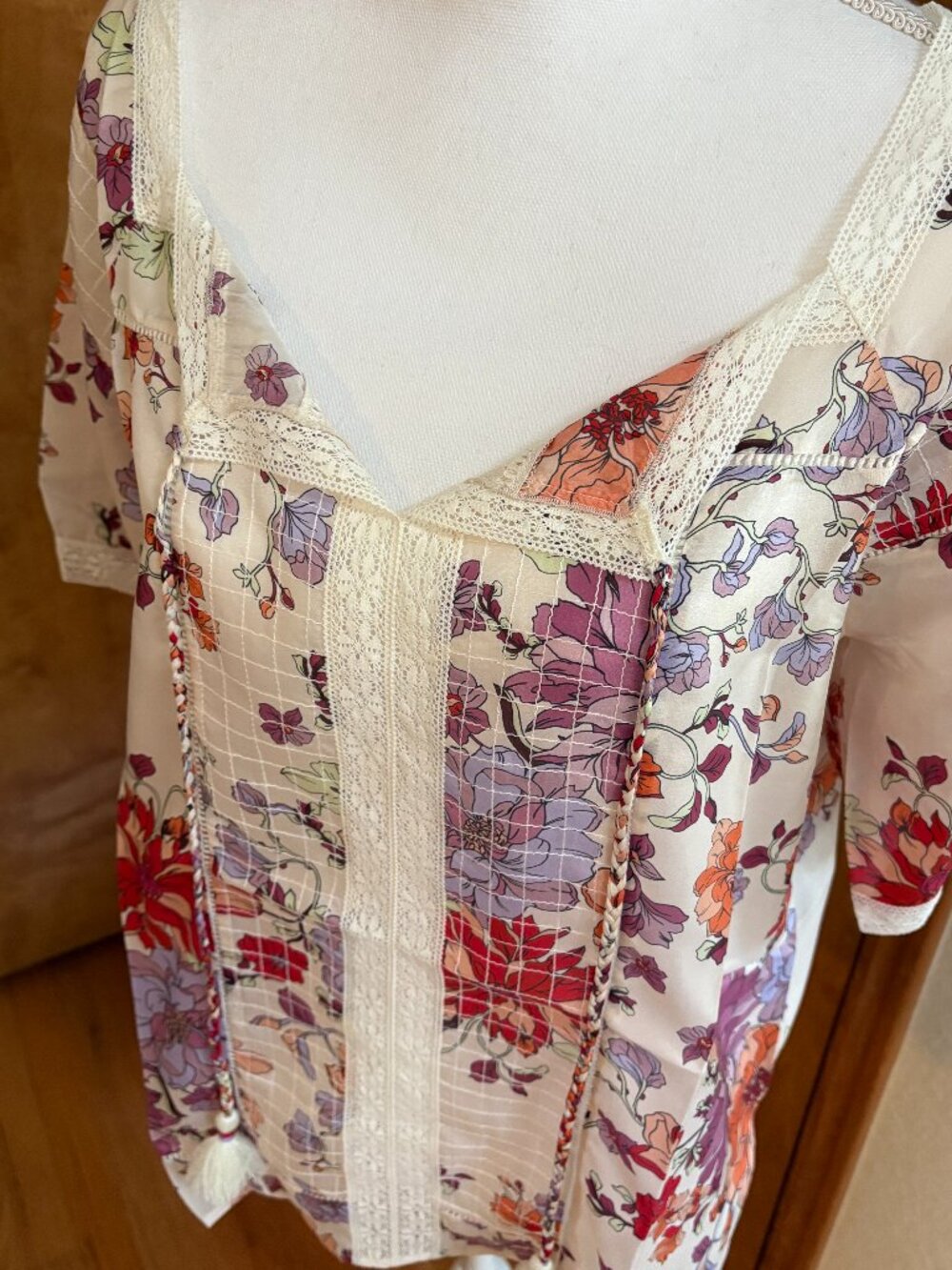 Johnny Was Sonia Lace Blouse, Size S, NWT - Picture 3 of 13